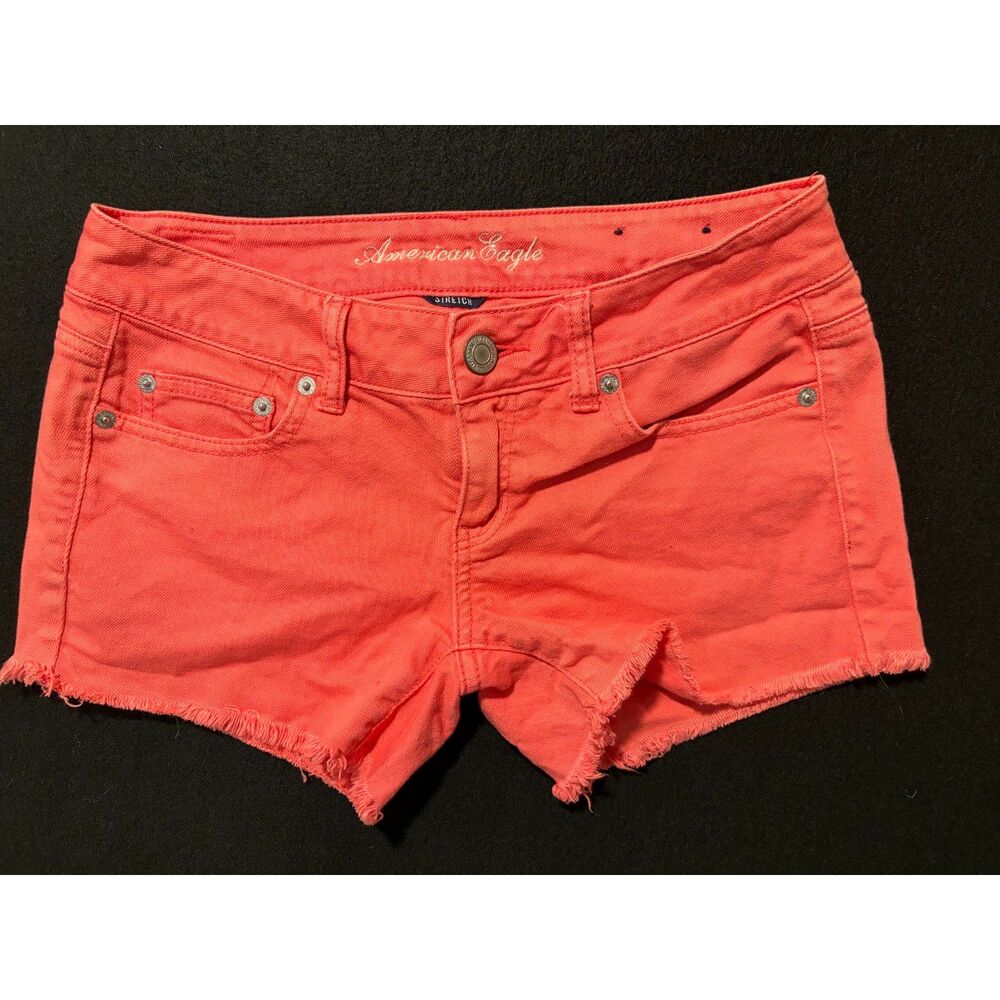low rise denim shorts - Y2K American Eagle - size 4
